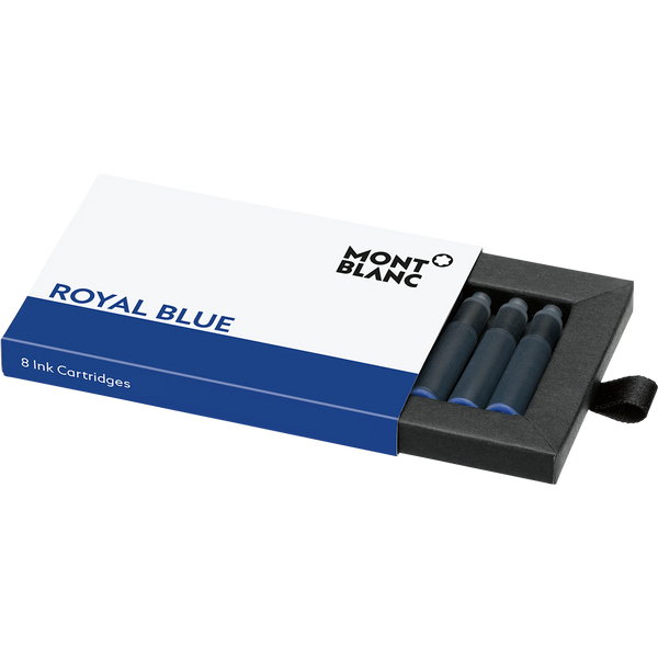 Montblanc Ink Cartridges - Royal Blue (8 Per Pack)-Pen Boutique Ltd