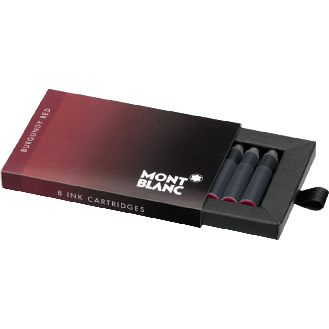 Montblanc Ink Cartridges - Burgundy Red (8 Per Pack)-Pen Boutique Ltd