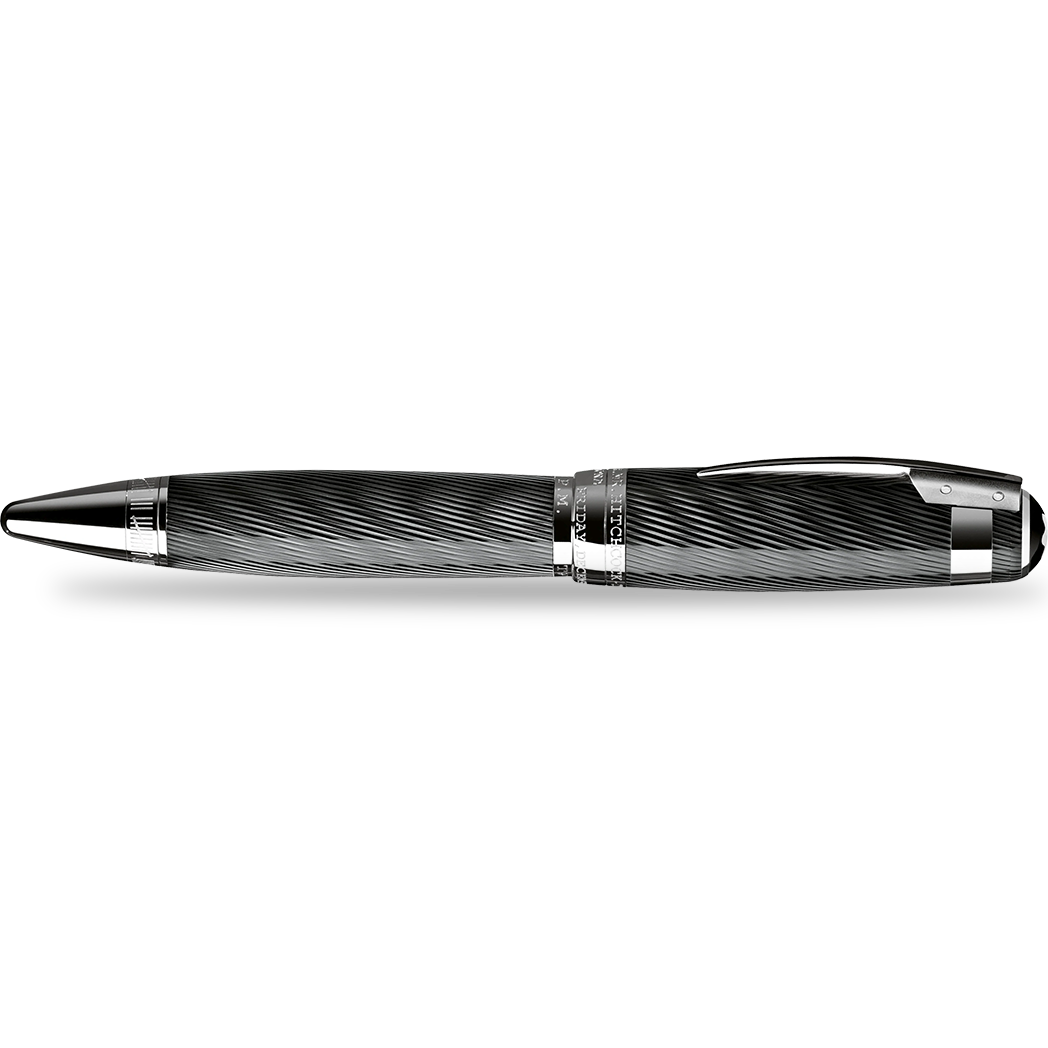 Montblanc Alfred Hitchcock Rollerball - Limited Edition - Black/Silver -Pen Boutique Ltd