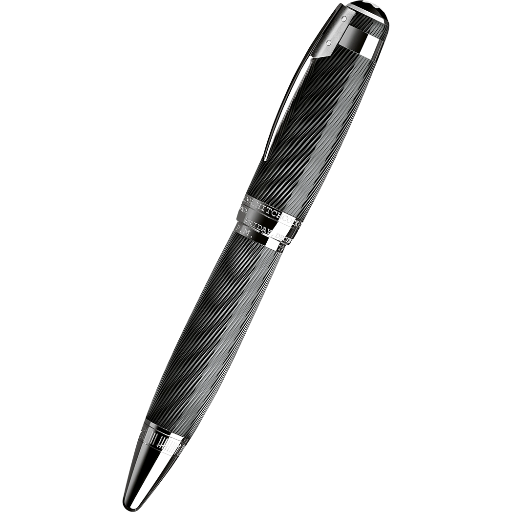 Montblanc Alfred Hitchcock Rollerball - Limited Edition - Black/Silver -Pen Boutique Ltd