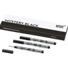 Montblanc Mini Rollerball Refill - Mystery Black - Medium (3 Per Pack)-Pen Boutique Ltd