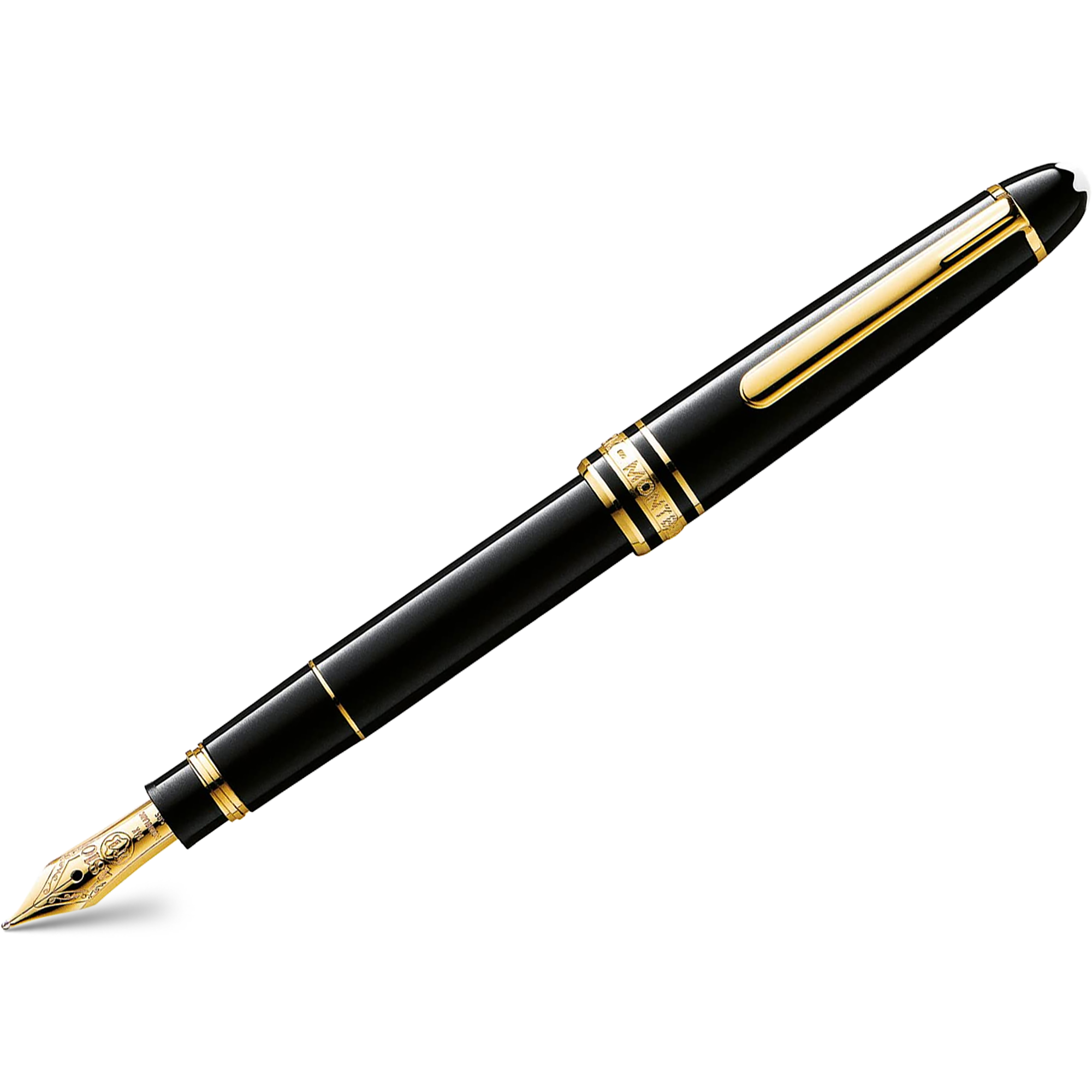 Montblanc 114 Meisterstuck Mozart Fountain Pen - Black OB-Pen Boutique Ltd