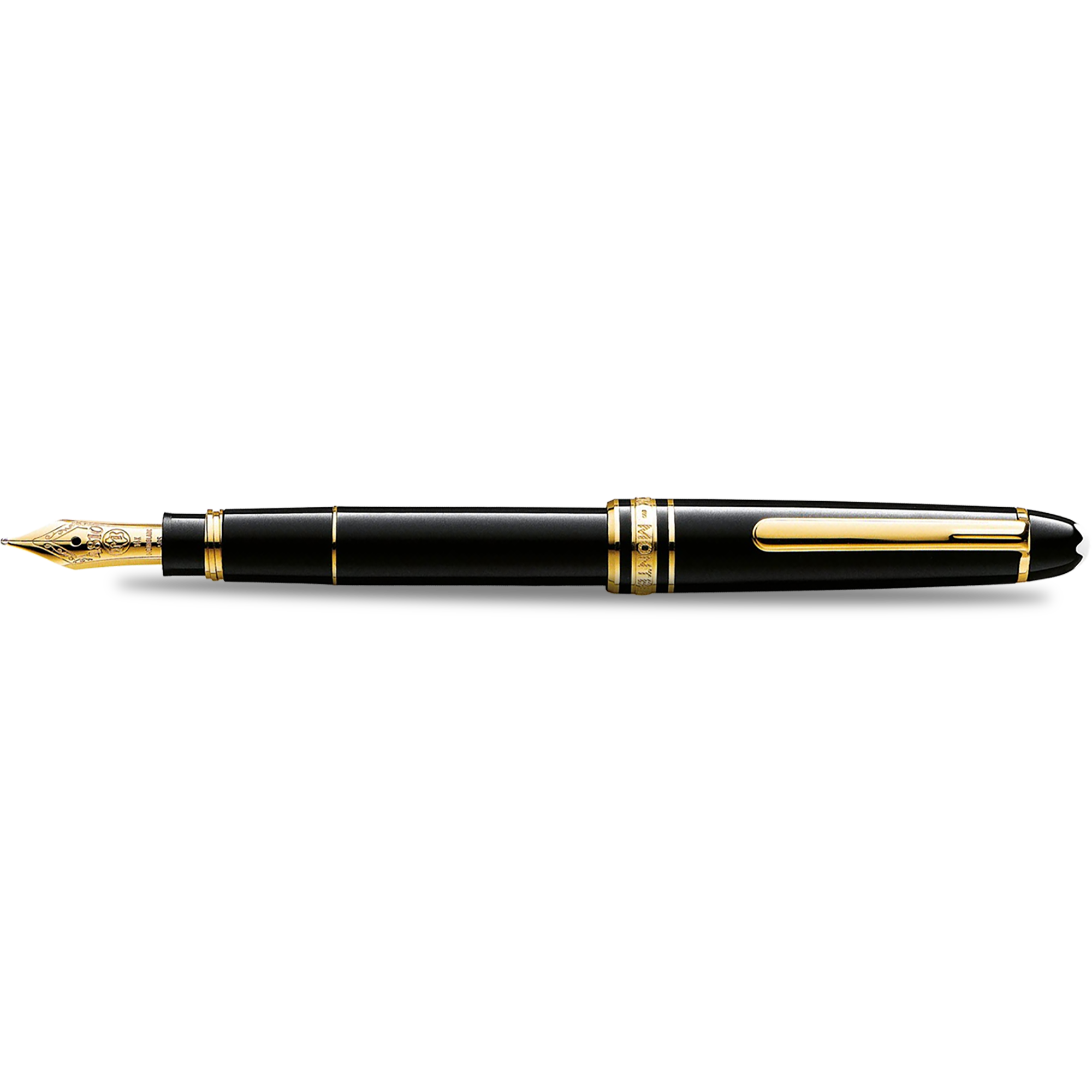Montblanc 114 Meisterstuck Mozart Fountain Pen - Black OB-Pen Boutique Ltd