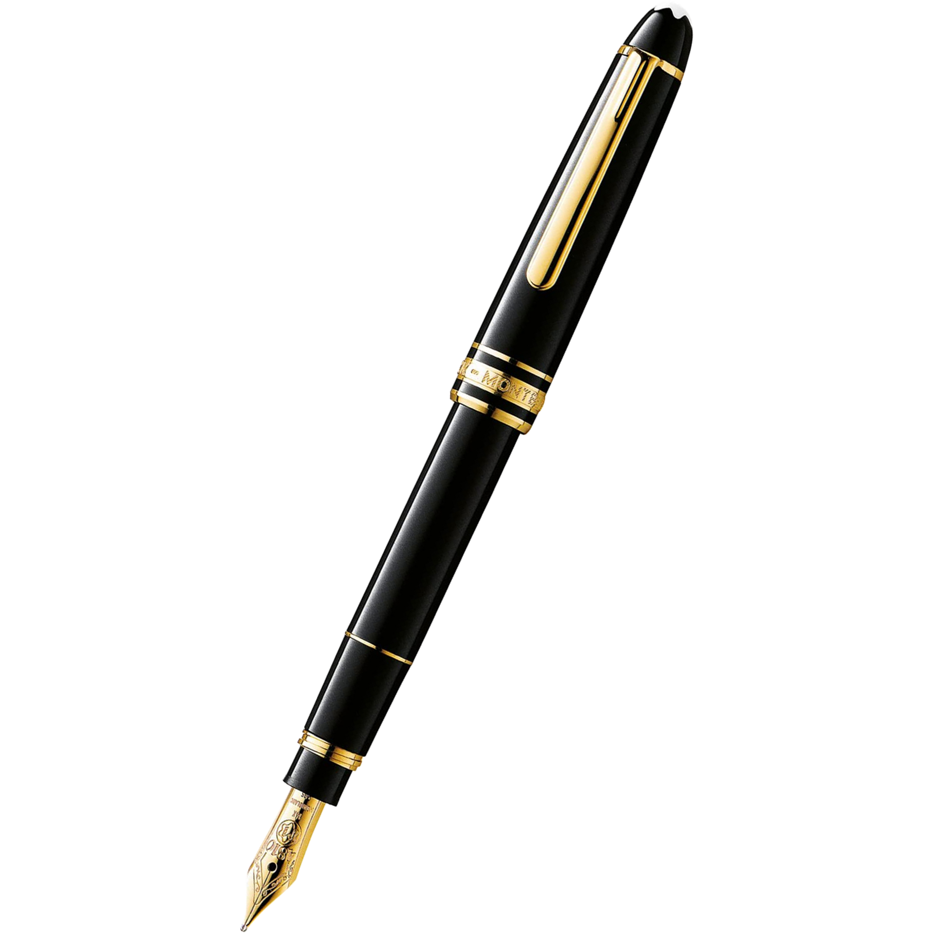 MONTBLANC MEISTERSTÜCK 万年筆 147 EF Black Montblanc Meisterstuck Black Resin #147 LeGrand Traveler Fountain