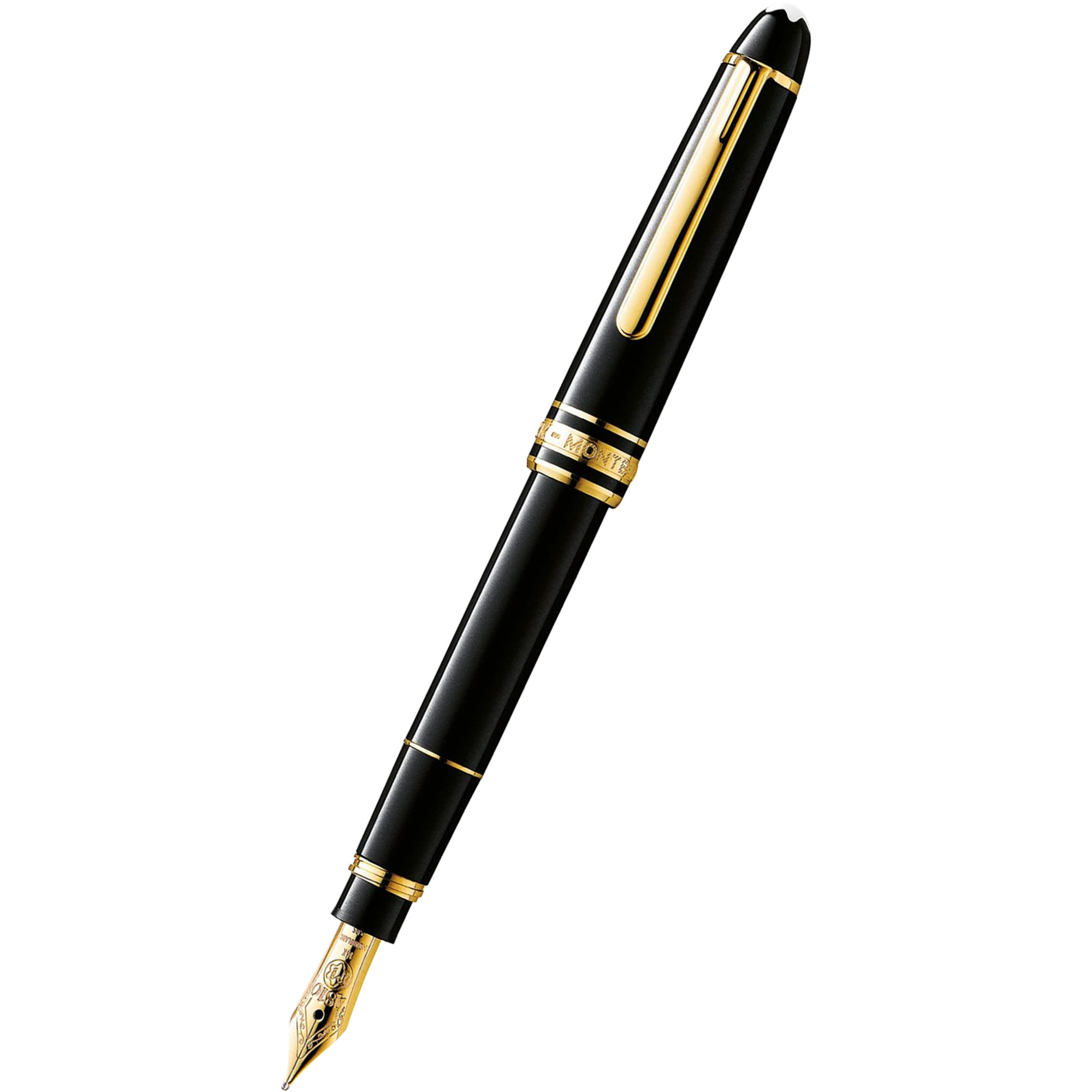 Montblanc 114 Meisterstuck Mozart Fountain Pen - Black OB-Pen Boutique Ltd