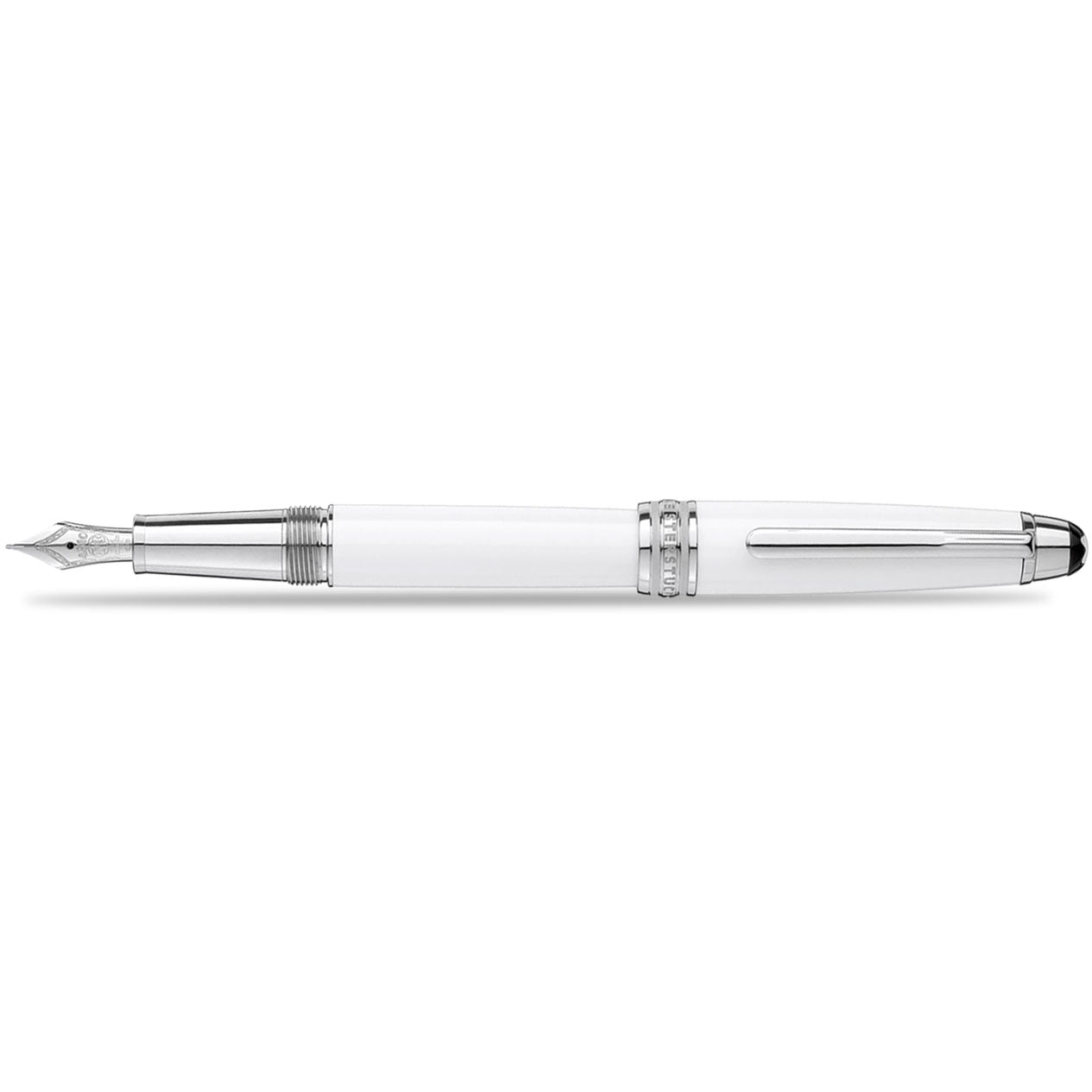 Montblanc Meisterstück Fountain Pen - Solitaire White - Platinum Trim - Classique-Pen Boutique Ltd