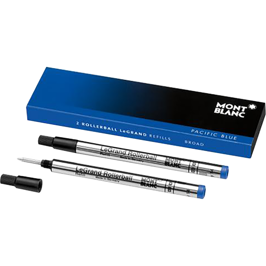 Montblanc Rollerball Refill - Pacific Blue (Fits LeGrand Rollerball Pen)-Pen Boutique Ltd
