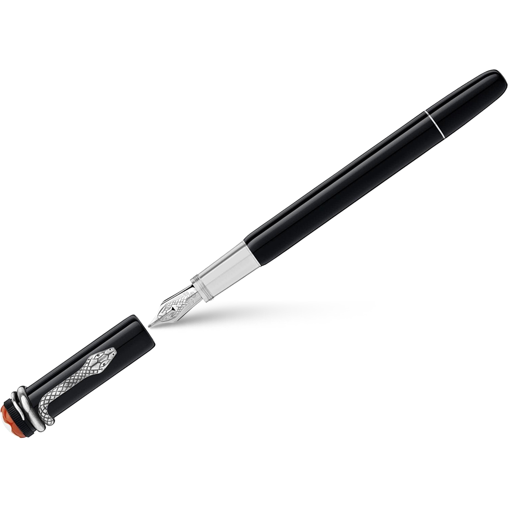 Montblanc Heritage Collection Fountain Pen - Special Edition - Rouge & Noir - Black-Pen Boutique Ltd