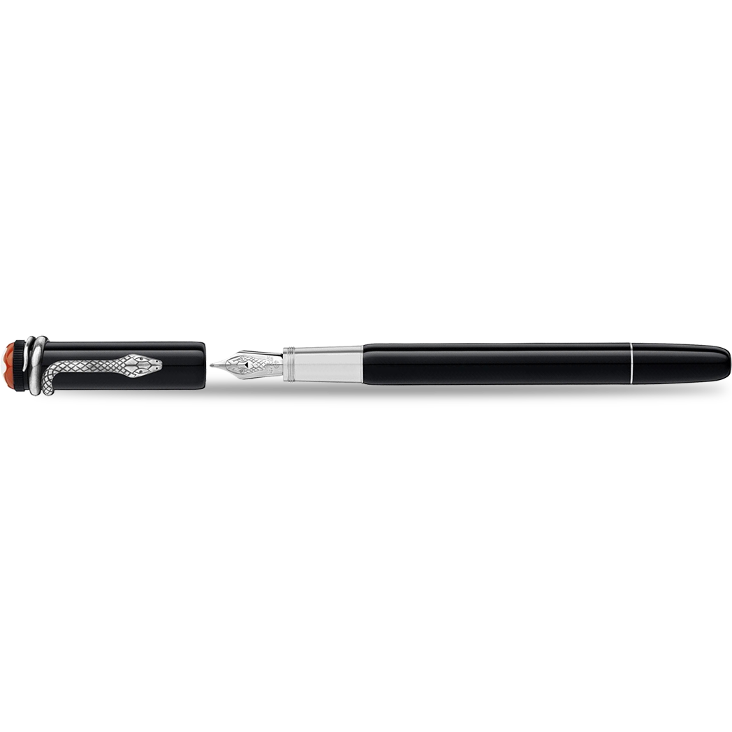 Montblanc Heritage Collection Fountain Pen - Special Edition - Rouge & Noir - Black-Pen Boutique Ltd