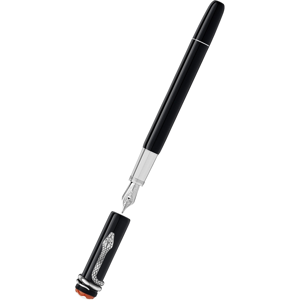 Montblanc Heritage Collection Fountain Pen - Special Edition - Rouge & Noir - Black-Pen Boutique Ltd
