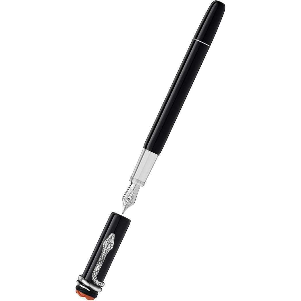 Montblanc Heritage Collection Fountain Pen - Special Edition - Rouge & Noir - Black-Pen Boutique Ltd