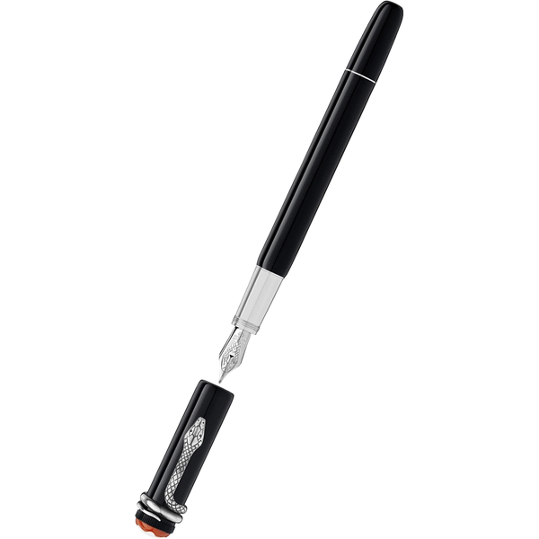 Montblanc Heritage Collection Fountain Pen - Special Edition - Rouge & Noir - Black-Pen Boutique Ltd
