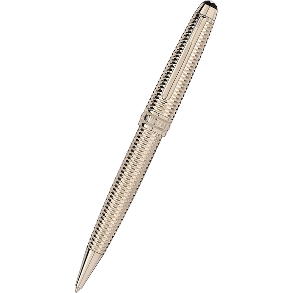 Montblanc Meisterstück Solitaire Geometry Ballpoint Pen - Champagne Gold (Midsize)-Pen Boutique Ltd