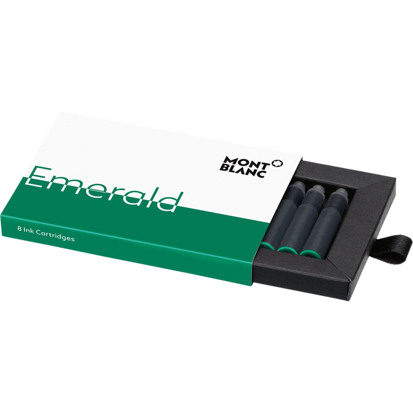 Montblanc Ink Cartridges - Emerald Green (8 Per Pack)-Pen Boutique Ltd
