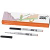 Montblanc Ballpoint Refill - Le Petit Prince & the Fox - Orange - Medium (2 Per Pack)-Pen Boutique Ltd
