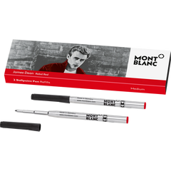 Montblanc Ballpoint Refill - Great Characters - James Dean 2018 - Medium (2 Per Pack)-Pen Boutique Ltd