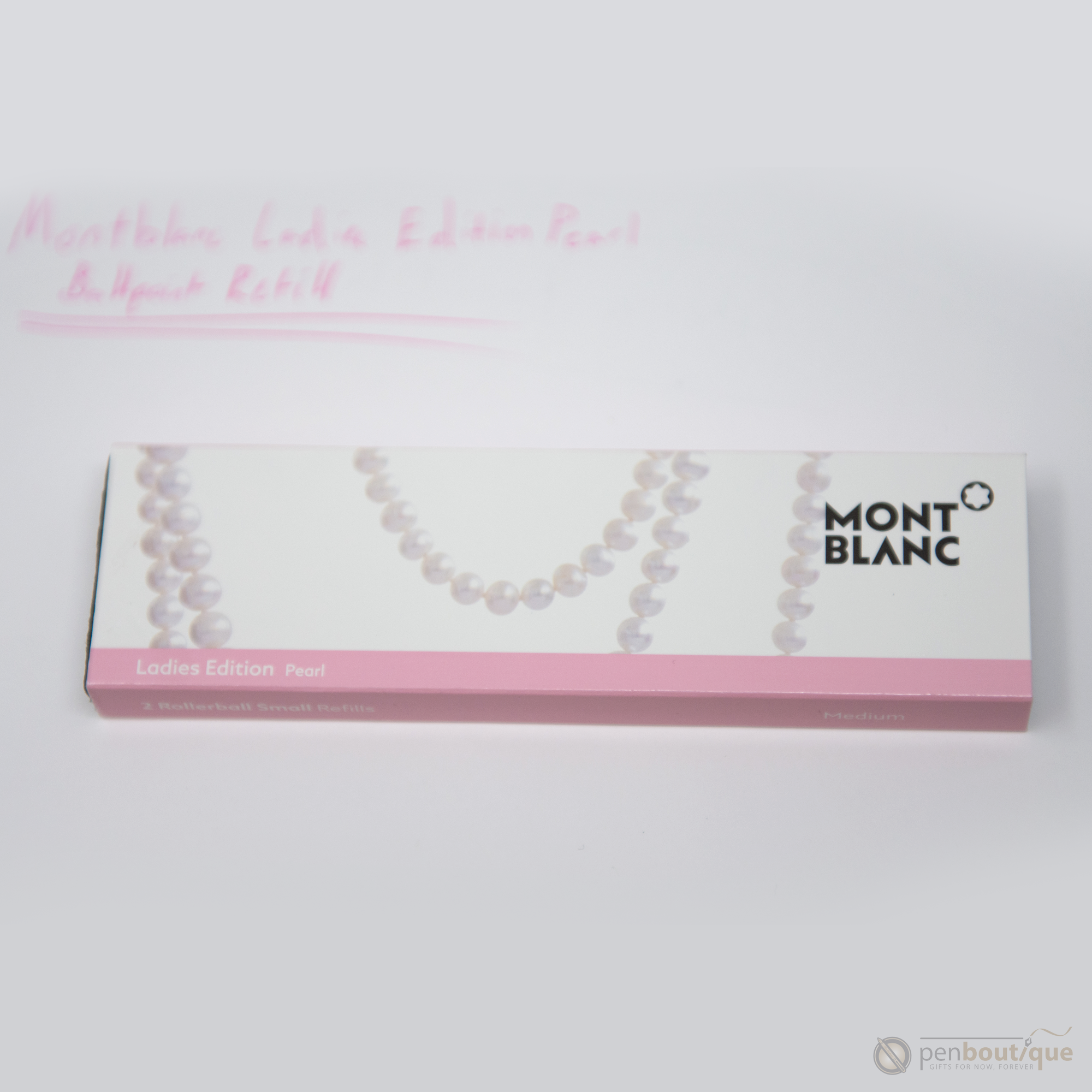 Montblanc Rollerball Refill - Ladies Edition - Pearl - Medium - 2 pack-Pen Boutique Ltd