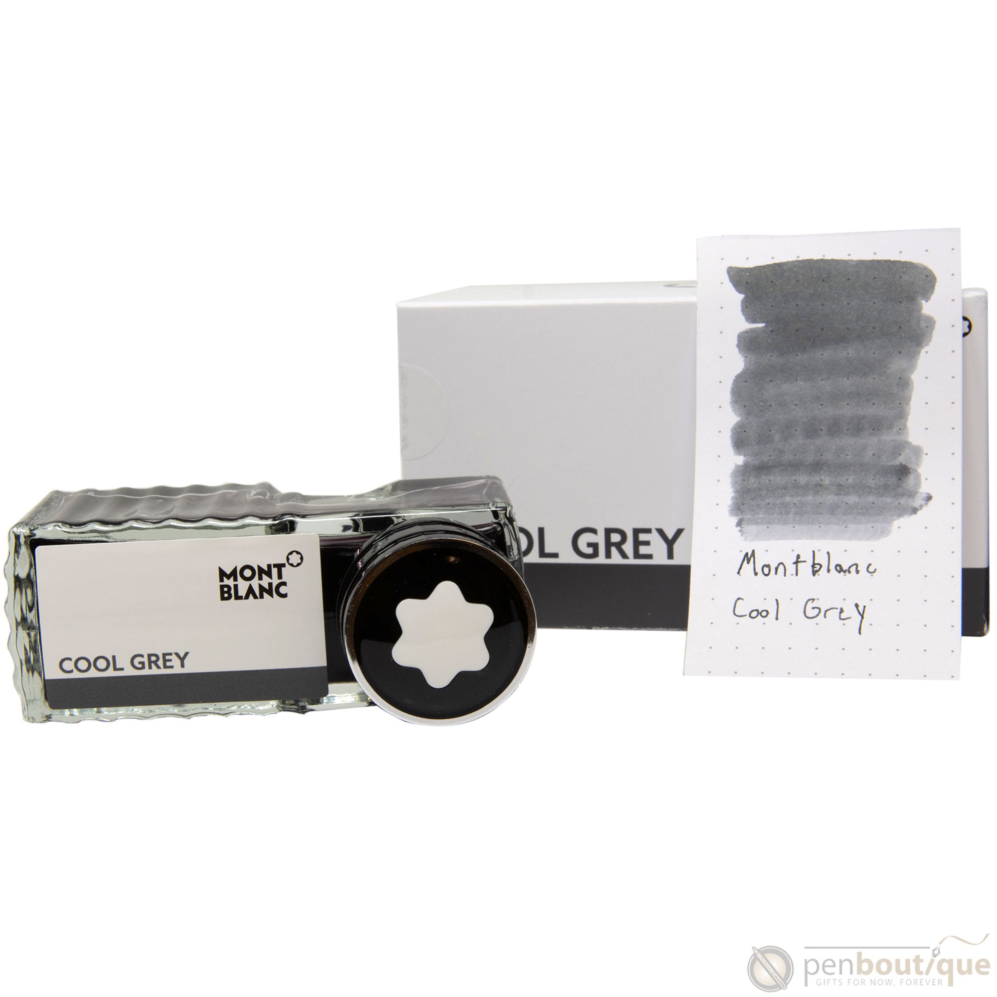 Montblanc Bottled Ink - Cool Grey - 60ml-Pen Boutique Ltd