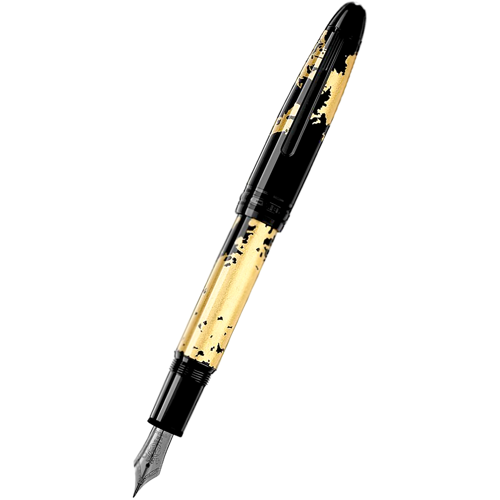 Montblanc Meisterstück Solitaire Calligraphy Gold Leaf Fountain Pen
