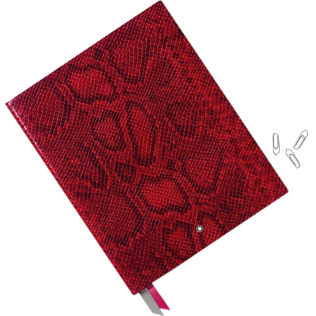 Montblanc Notebook - #149 Python Print - Cayenne - Lined-Pen Boutique Ltd
