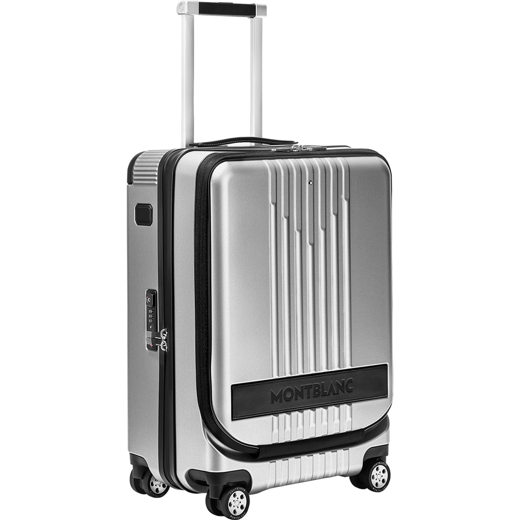 Montblanc Cabin Trolley with Front Pocket - #MY4810 Silver-Pen Boutique Ltd