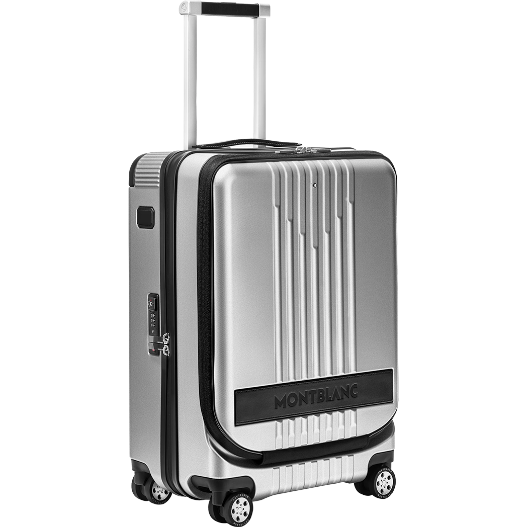 Montblanc Cabin Trolley with Front Pocket - #MY4810 Silver-Pen Boutique Ltd