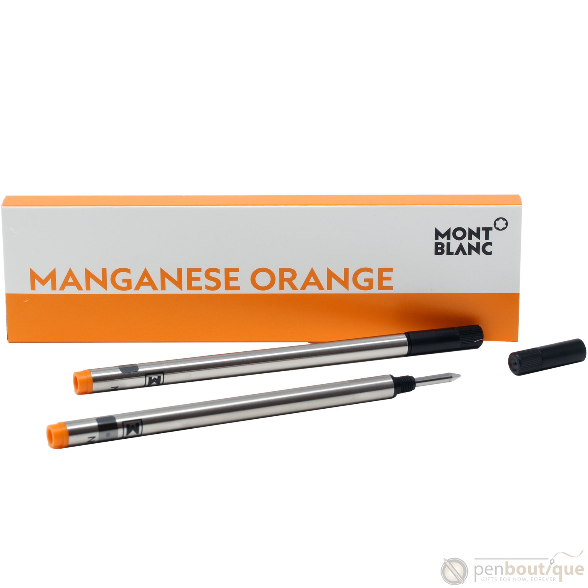 Montblanc Rollerball Pen Refill - Manganese Orange - Medium - 2 Per Pack-Pen Boutique Ltd