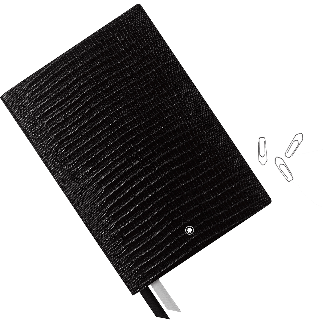 Notebook Lizard Montblanc Notebook - #146 Lizard Print - Black - Lined
