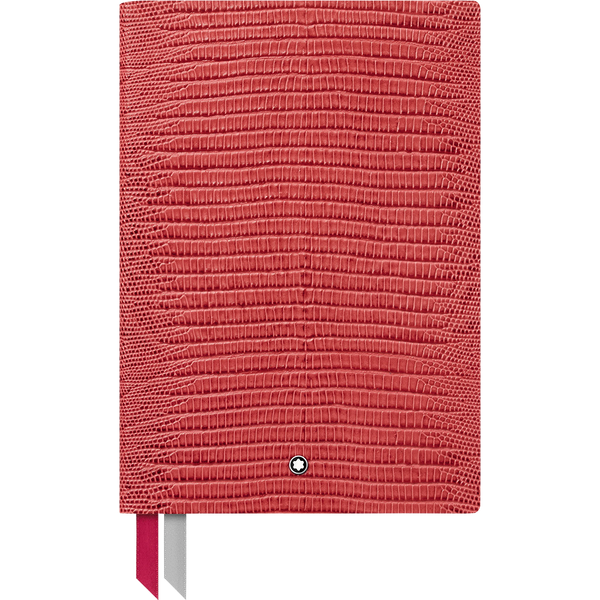 Montblanc Notebook - #146 Lizard Print - Cardinal Red - Lined-Pen Boutique Ltd