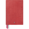 Montblanc Notebook - #146 Lizard Print - Cardinal Red - Lined-Pen Boutique Ltd