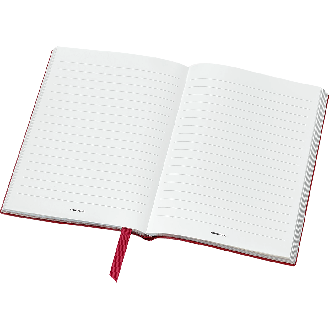 Montblanc Notebook - #146 Carmine Red - Lined-Pen Boutique Ltd