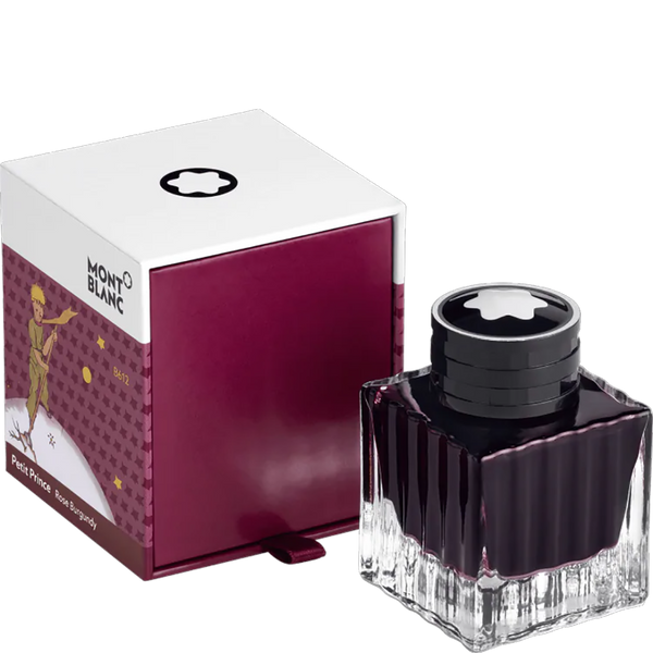 Montblanc Ink Bottle - Le Petit Prince & the Planet - Burgundy 50ml-Pen Boutique Ltd