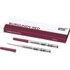 Montblanc Ballpoint Refill - Medium - Burgundy Red - 2 per pack-Pen Boutique Ltd