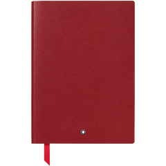 Montblanc Notebook - #163 Red - Lined-Pen Boutique Ltd