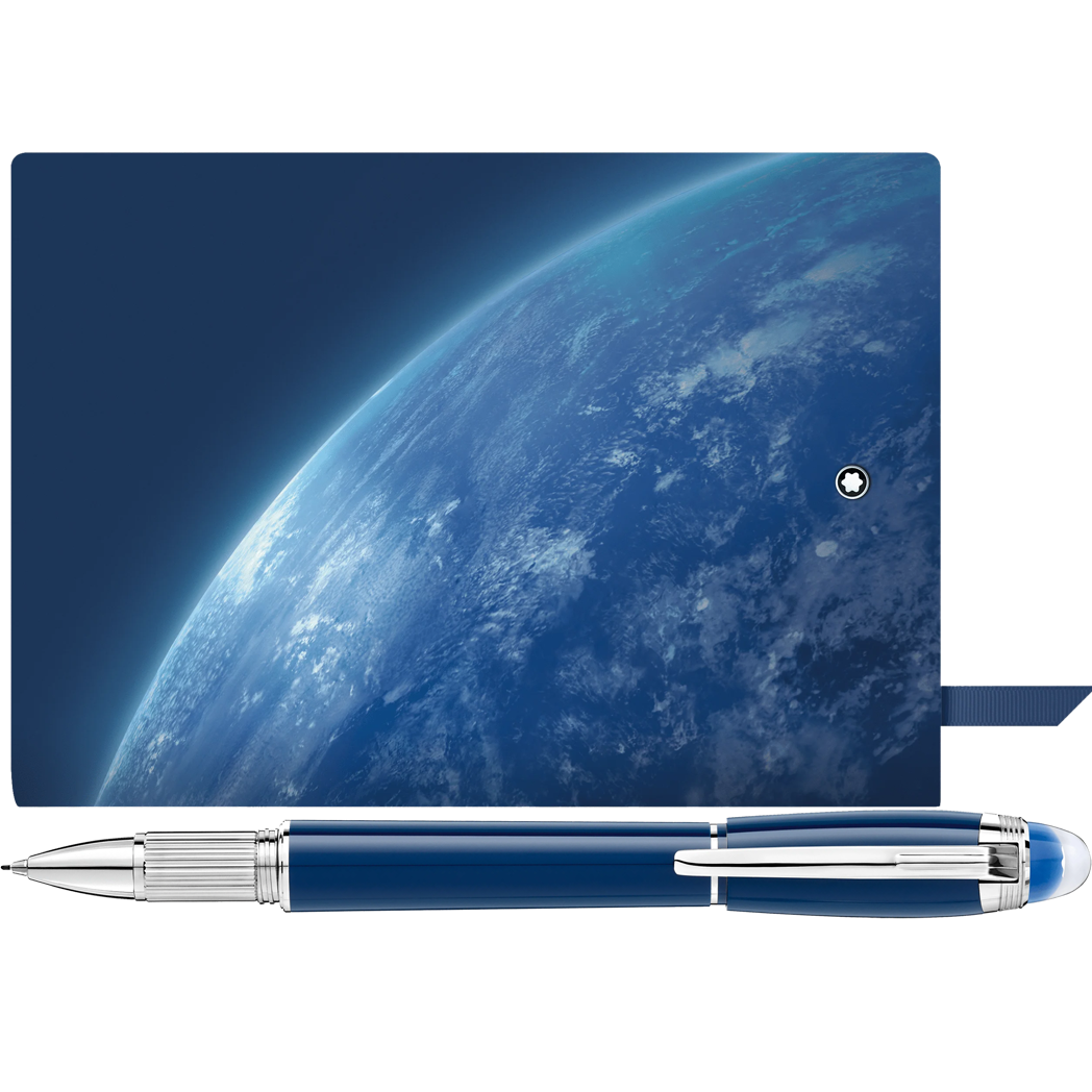 Montblanc StarWalker Gift Sets - Blue Planet ( Resin Fineliner + #146 Notebook)-Pen Boutique Ltd