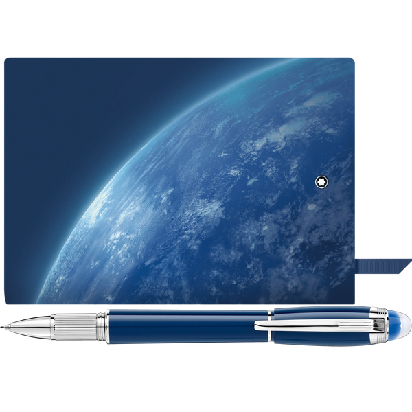 Montblanc StarWalker Gift Sets - Blue Planet ( Resin Fineliner + #146 Notebook)-Pen Boutique Ltd