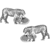 Montblanc Legend of the Zodiac Cufflinks - Tiger - Silver-Pen Boutique Ltd
