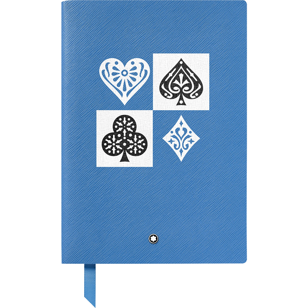 Montblanc Writers Edition Notebook - Around The World In 80 Days - #146 (Card Suits)-Pen Boutique Ltd