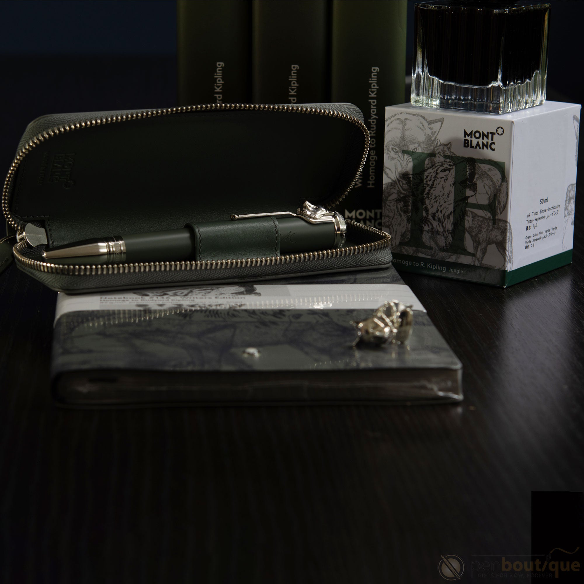 Montblanc Bottled Ink - Cool Grey - 60ml-Pen Boutique Ltd