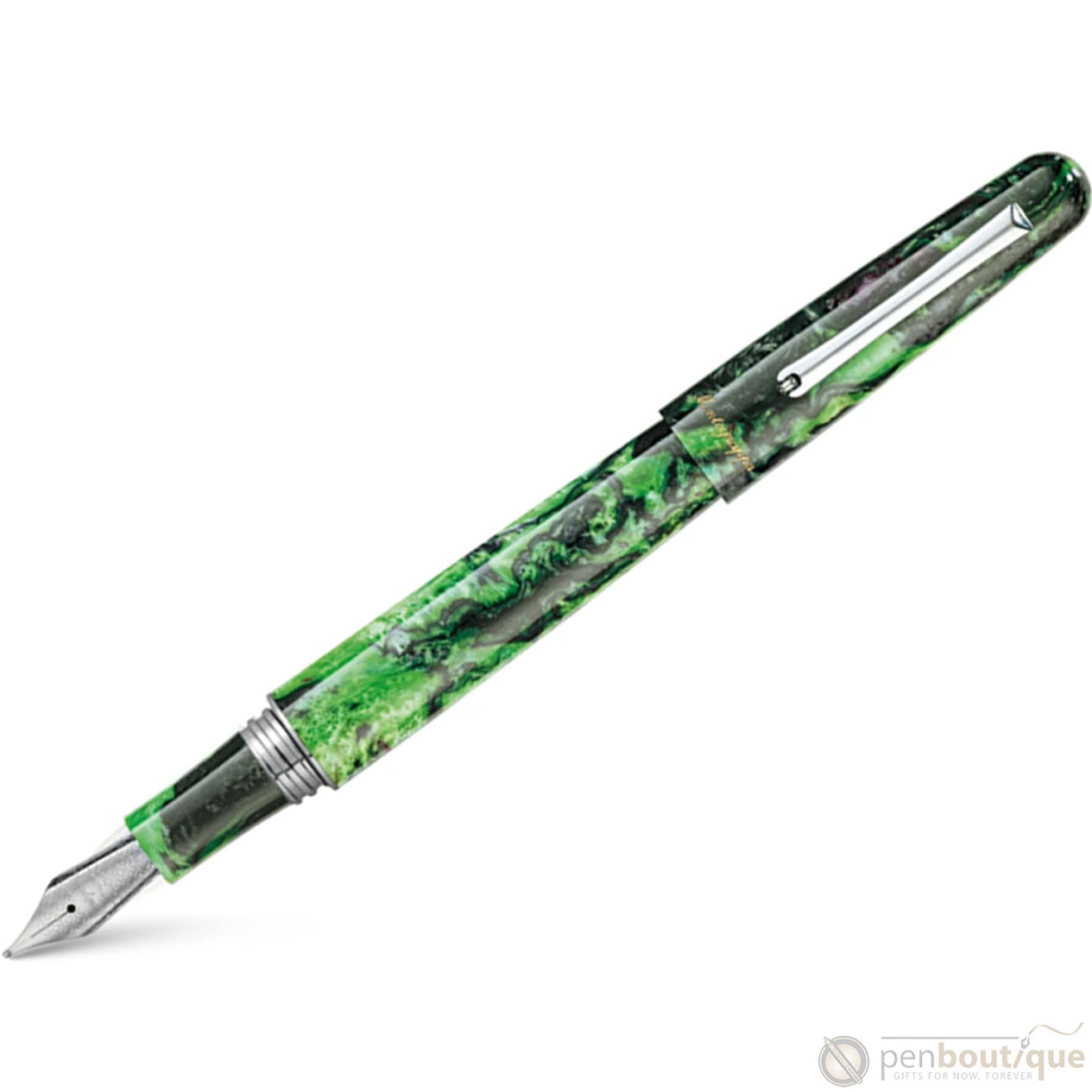Montegrappa Elmo 01 Fantasy Bloom Fountain Pen - Black Star Calla Lily-Pen Boutique Ltd