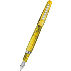 Montegrappa Elmo 01 Fantasy Bloom Fountain Pen - Iris Yellow-Pen Boutique Ltd