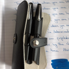 Montegrappa Fortuna Palladium Trim Black Fountain and Rollerball Pen Set ( w/ Pen pouch)-Pen Boutique Ltd