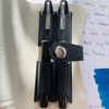 Montegrappa Fortuna Palladium Trim Black Fountain and Rollerball Pen Set ( w/ Pen pouch)-Pen Boutique Ltd