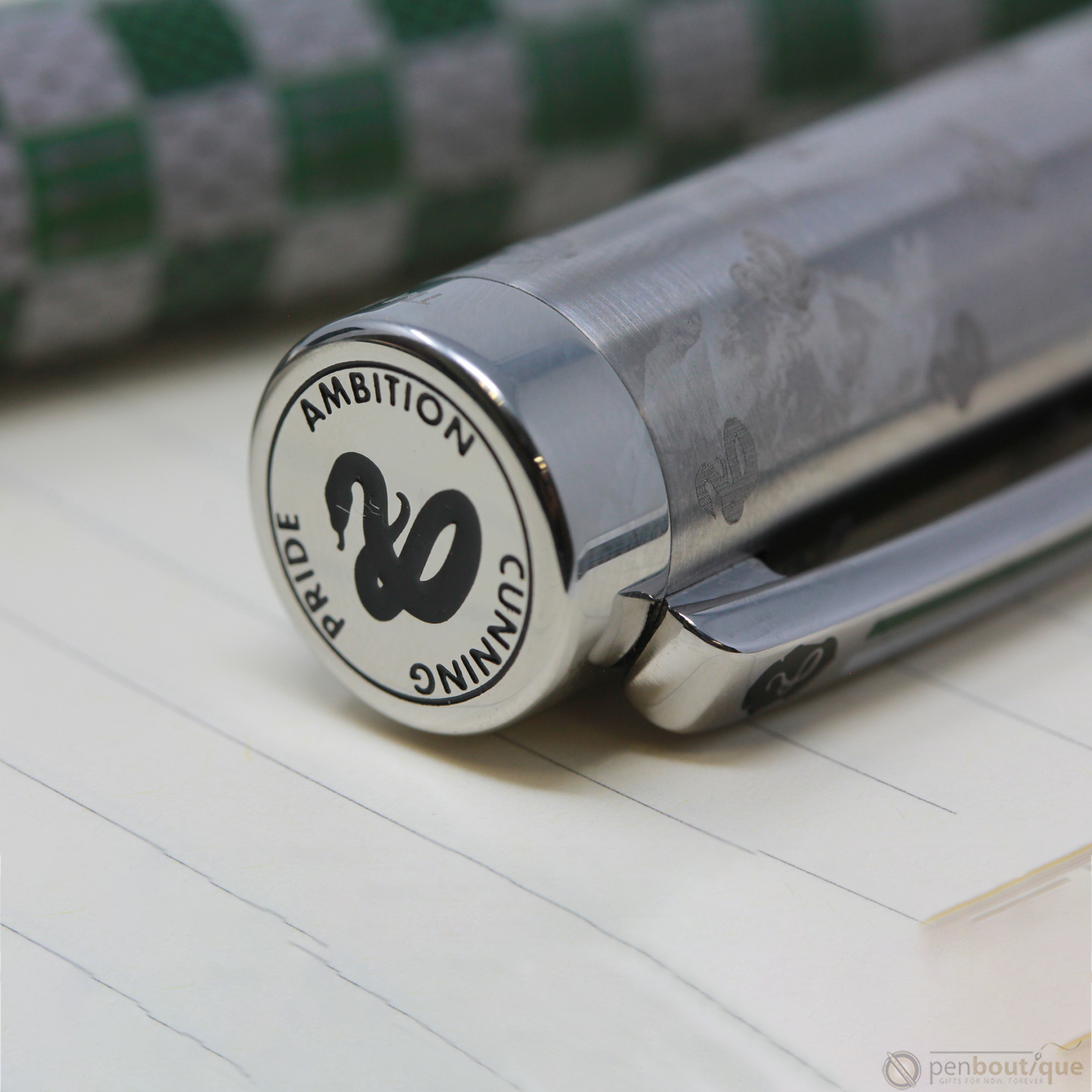 Montegrappa Harry Potter Slytherin Fountain Pen, Green, ISHPR-ST EF