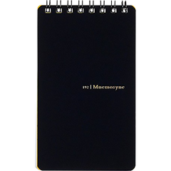 Maruman Mnemosyne Notebook - Black - Lined - B7-Pen Boutique Ltd