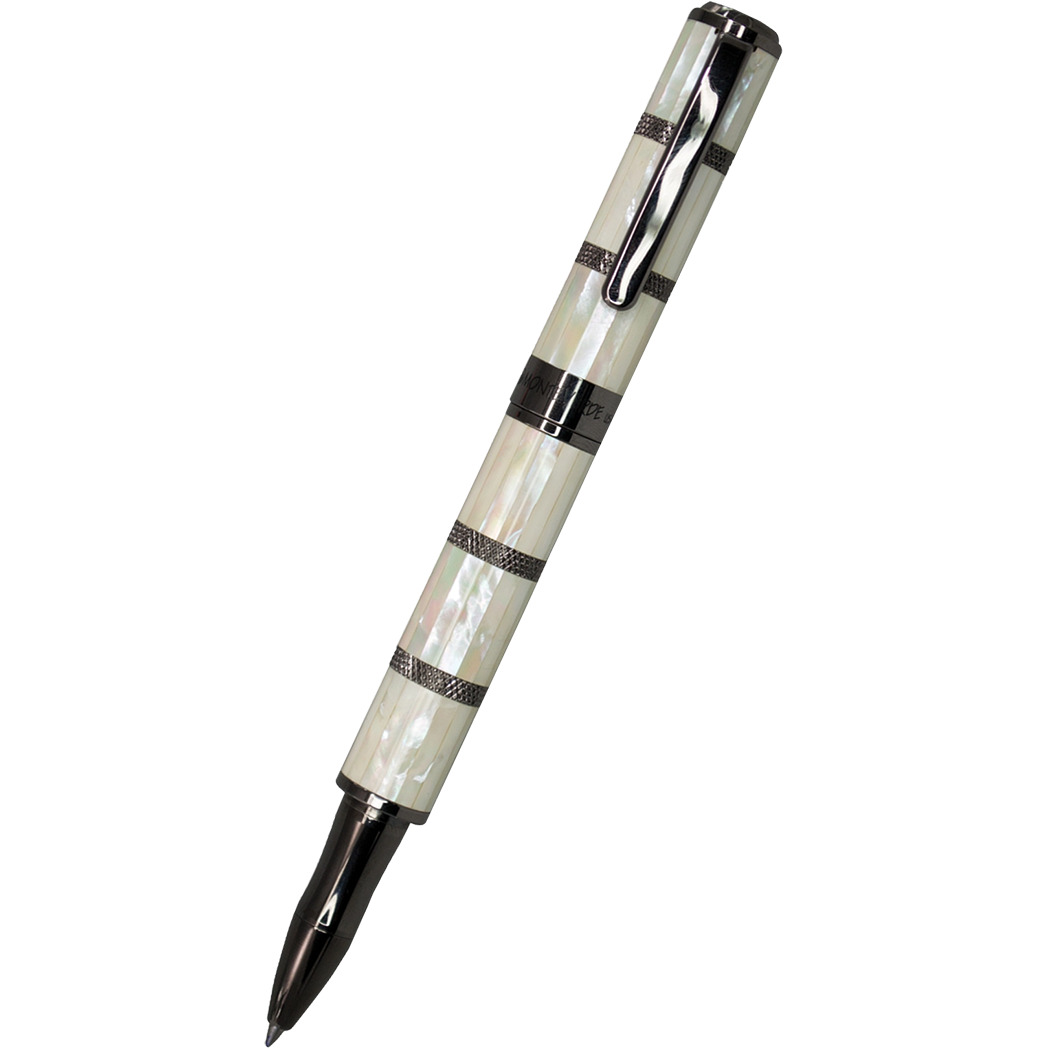 Monteverde Regatta Rollerball Pen - Limited Edition - Mother of Pearl - Gunmetal Trim-Pen Boutique Ltd
