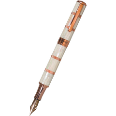 Monteverde Regatta Fountain Pen - Limited Edition - Mother of Pearl - Rose Gold Trim-Pen Boutique Ltd