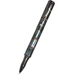 Monteverde Regatta Rollerball Pen - Limited Edition - Black Mother of Pearl - Gunmetal Trim-Pen Boutique Ltd