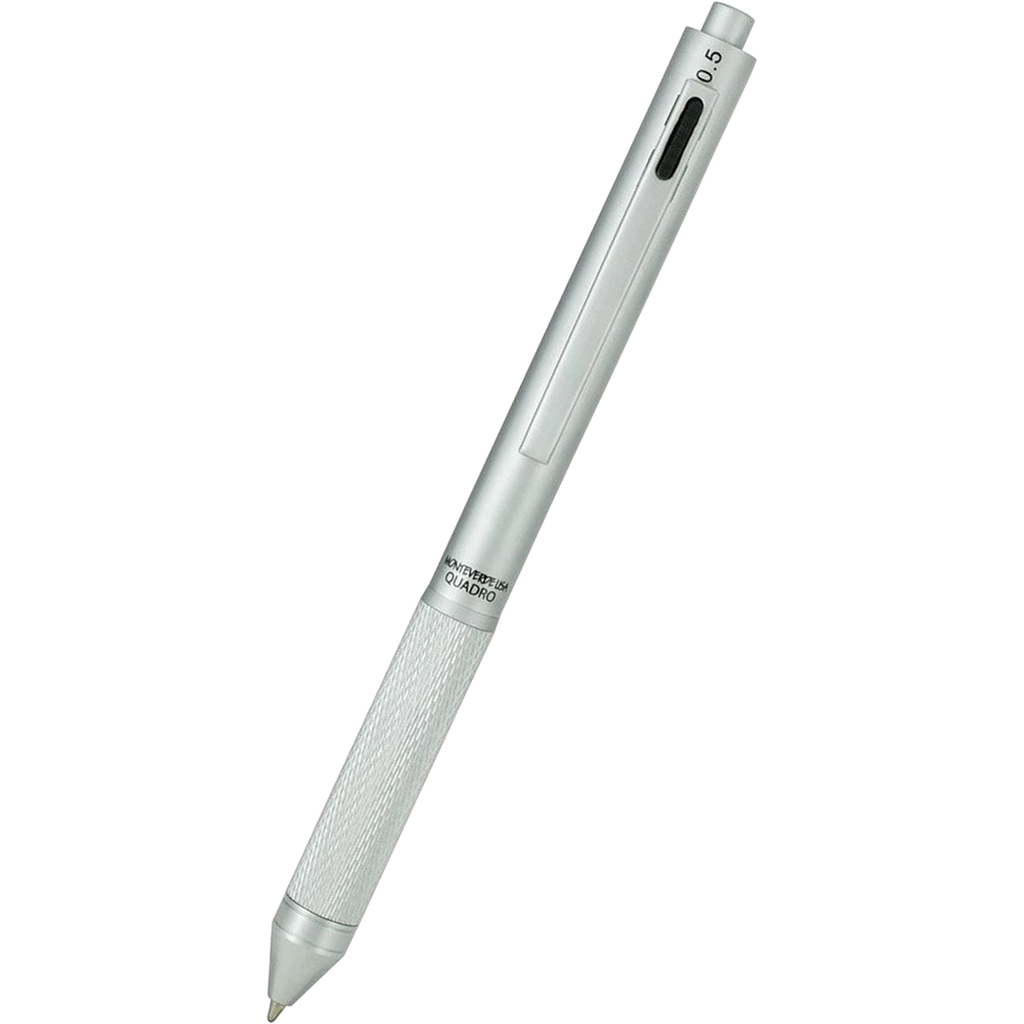 Monteverde Quadro 4 in 1 Silver-Pen Boutique Ltd