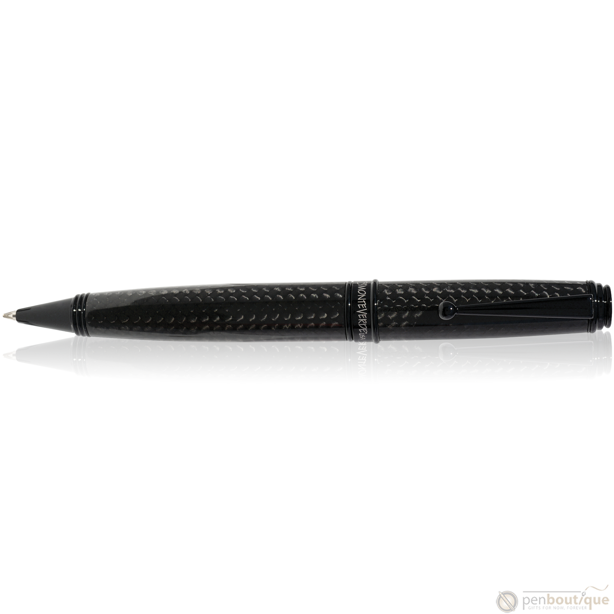 Monteverde Invincia Deluxe Black Ballpoint Pen-Pen Boutique Ltd